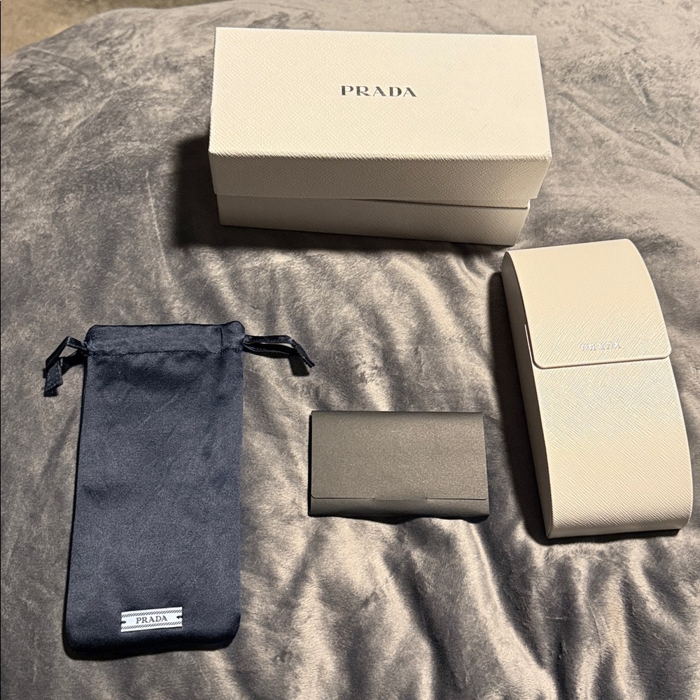 Prada Blush Rectangular Sunglasses - image 5